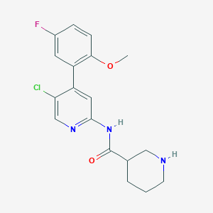 molecular formula C18H19ClFN3O2 B12457649 CDK inhibitor II 