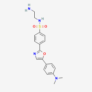 molecular formula C19H22N4O3S B1245768 Dapoxyl (2-aminoethyl)sulfonamide 