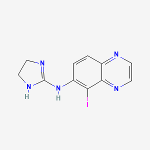 N-(4,5-DIHYDRO-1H-IMIDAZOL-2-YL)-5-IODOQUINOXALIN-6-AMINE