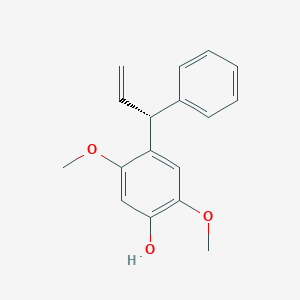 molecular formula C17H18O3 B1245780 Mimosifoliol 
