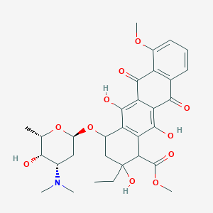 molecular formula C31H37NO11 B1245790 4-O-Methylepelmycin D 
