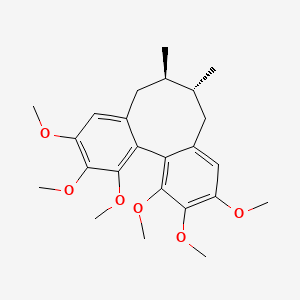 molecular formula C24H32O6 B1245793 schisandrin A 