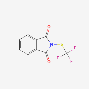 molecular formula C9H4F3NO2S B1245806 N-(trifluoromethylthio)phthalimide CAS No. 719-98-2
