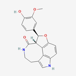 molecular formula C20H18N2O4 B1245818 Serotobenine 