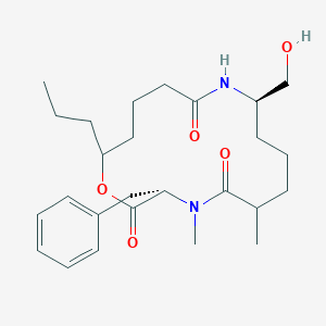 molecular formula C26H40N2O5 B1245825 Haliclamide 