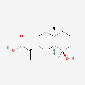 molecular formula C15H24O3 B1245832 Ilicic acid 