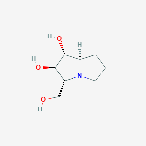 molecular formula C8H15NO3 B1245837 Hyacinthacine A2 