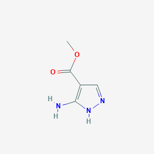 B124584 Methyl 3-aminopyrazole-4-carboxylate CAS No. 29097-00-5
