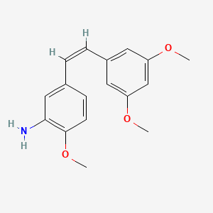 cis-3,4',5-Trimethoxy-3'-aminostilbene