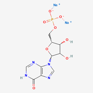 molecular formula C10H11N4Na2O8P B12458592 Inosine-5'-monophosphate sodium salt 