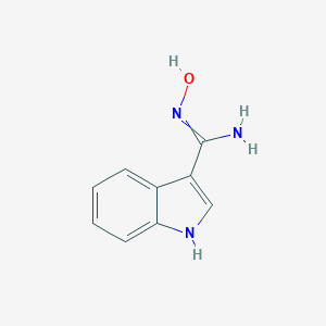 molecular formula C9H9N3O B124586 N'-Hydroxy-1H-indole-3-carboximidamide CAS No. 95649-37-9