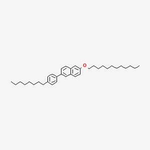 Naphthalene, 2-(dodecyloxy)-6-(4-octylphenyl)-