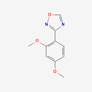 molecular formula C10H10N2O3 B12458692 3-(2,4-Dimethoxyphenyl)-1,2,4-oxadiazole 