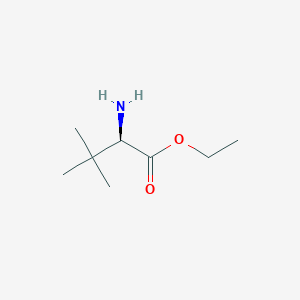 molecular formula C8H17NO2 B12458713 ethyl (R)-2-amino-3,3-dimethylbutanoate 