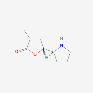 2(5H)-Furanone, 3-methyl-5-(2S)-2-pyrrolidinyl-, (5R)-