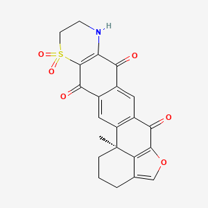 molecular formula C22H17NO6S B1245876 Adociaquinone B 