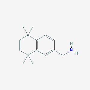 molecular formula C15H23N B124588 (5,5,8,8-Tetramethyl-5,6,7,8-tetrahydronaphth-2-yl)methylamine CAS No. 148749-58-0