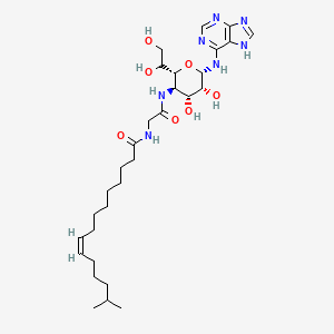 molecular formula C30H49N7O7 B1245886 Anicemycin 