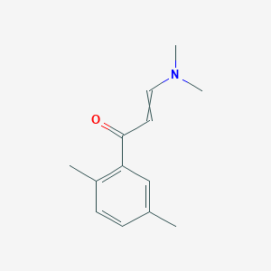 molecular formula C13H17NO B12458925 3-(dimethylamino)-1-(2,5-dimethylphenyl)prop-2-en-1-one 