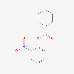 molecular formula C13H15NO4 B12458937 2-Nitrophenyl cyclohexanecarboxylate 