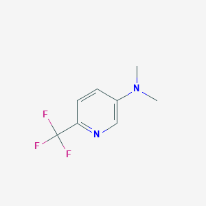 molecular formula C8H9F3N2 B12458977 Dimethyl-(6-trifluoromethyl-pyridin-3-YL)-amine 