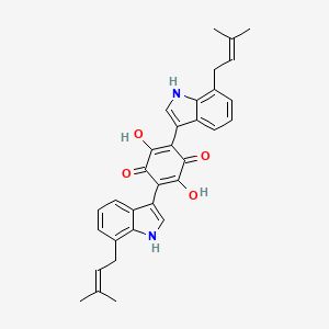 molecular formula C32H30N2O4 B1245898 Neocochliodinol 