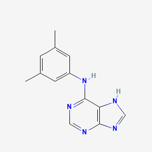 molecular formula C13H13N5 B12459028 N-(3,5-dimethylphenyl)-7H-purin-6-amine 