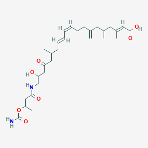 molecular formula C29H46N2O7 B1245940 Kalimantacin C 