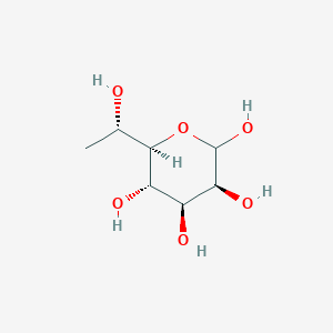 molecular formula C7H14O6 B1245942 (6S)-6-C-methyl-D-mannopyranose 