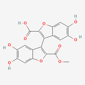 molecular formula C19H12O10 B1245950 Kynapcin-28 