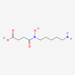 molecular formula C9H18N2O4 B1245951 N-(3-carboxypropanoyl)-N-hydroxycadaverine 