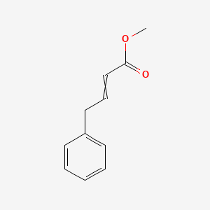 molecular formula C11H12O2 B12459531 Methyl 4-phenylbut-2-enoate CAS No. 73845-39-3