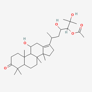 molecular formula C32H52O6 B12459572 Alisol-A 24-acetate; Alisol A 24-monoacetate; Alisol A monoacetate 