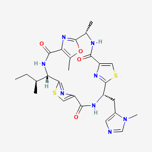 molecular formula C26H30N8O4S2 B1245960 Microcyclamide 