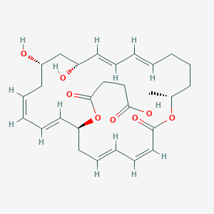 molecular formula C28H38O8 B1245961 7-O-succinyl macrolactin A 