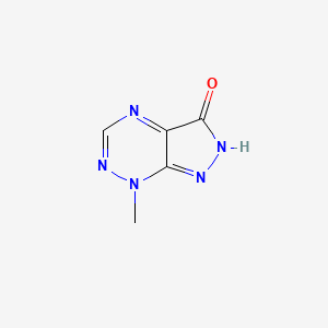 molecular formula C5H5N5O B1245964 Nostocine A 