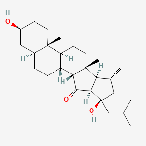 molecular formula C27H44O3 B1245965 3-Epi-6,7-dideoxyxestobergsterol A 