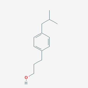 molecular formula C13H20O B124597 3-[4-(2-Methylpropyl)phenyl]propan-1-ol CAS No. 147598-21-8