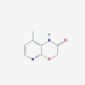 molecular formula C8H8N2O2 B12459705 8-Methyl-1H-pyrido[2,3-b][1,4]oxazin-2-one 