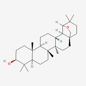 molecular formula C30H50O2 B1245972 19β,28-环氧-18α-齐墩果烷-3β-醇 