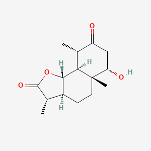 molecular formula C15H22O4 B1245975 Arsantin 