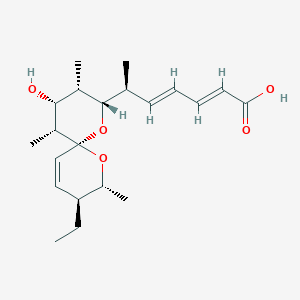 molecular formula C21H32O5 B1245977 Pteridic acid A 