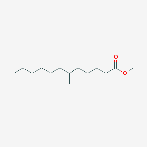 molecular formula C16H32O2 B1245991 Methyl 2,6,10-trimethyldodecanoate 