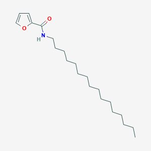 molecular formula C21H37NO2 B12459978 N-hexadecylfuran-2-carboxamide 