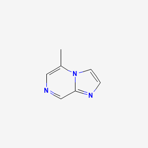 molecular formula C7H7N3 B12460011 5-Methylimidazo[1,2-a]pyrazine 