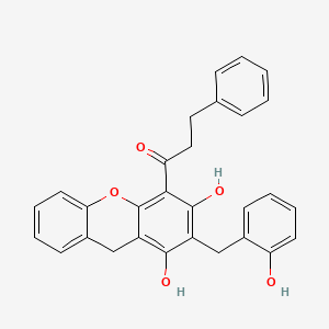 molecular formula C29H24O5 B1246013 Isochamuvaritin 