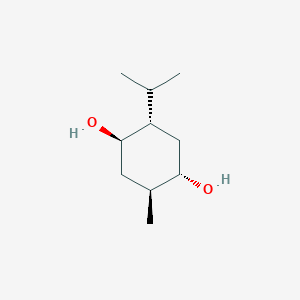 molecular formula C10H20O2 B1246016 (-)-(1S,3R,4S,6S)-6-Hydroxymenthol 