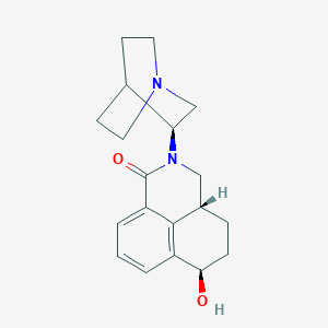 molecular formula C19H24N2O2 B124602 (6R)-Hydroxy (R,S)-Palonosetron CAS No. 175873-26-4