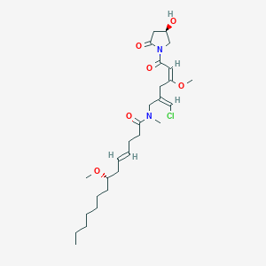 molecular formula C28H45ClN2O6 B1246020 Isomalyngamide B 