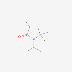 molecular formula C10H19NO B124603 1-Isopropyl-3,5,5-trimethyl-2-pyrrolidone CAS No. 155068-00-1